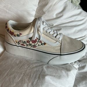Vans Old Skool Stac floral embroidered